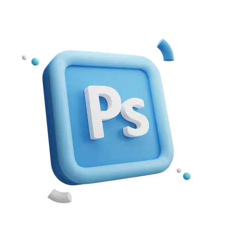 Adobe Photoshop  3D Icon