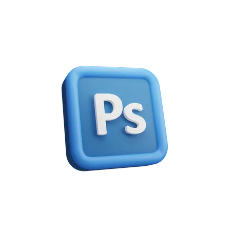 Adobe Photoshop  3D Icon