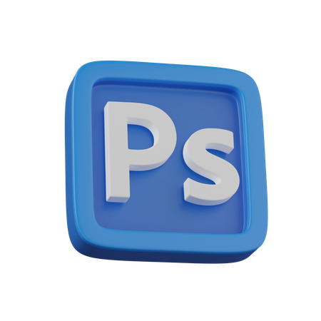 Adobe photoshop  3D Icon