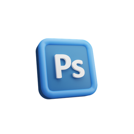 Adobe Photoshop  3D Icon