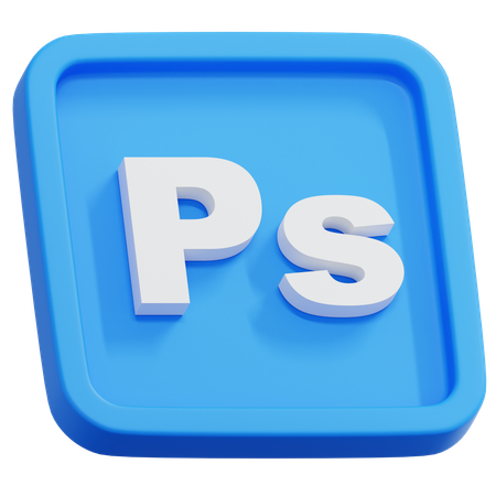 Adobe Photoshop  3D Icon