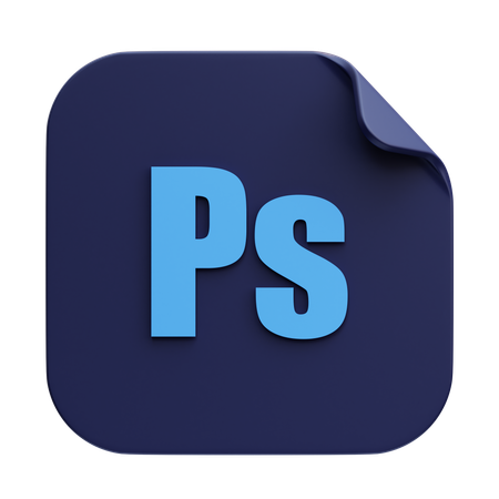 Adobe Photoshop-Datei  3D Icon