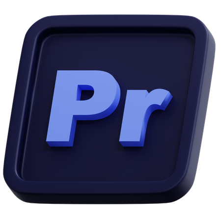Adobe Premier  3D Icon
