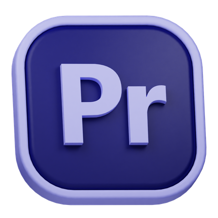 Adobe Premier Pro  3D Icon