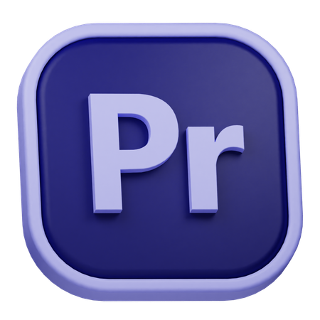 Adobe Premier Pro  3D Icon