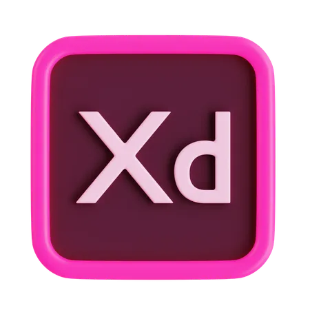 Adobe xdd  3D Icon