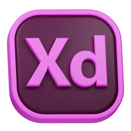 Adobe xd  3D Icon