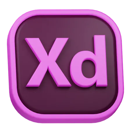 Adobe xd  3D Icon