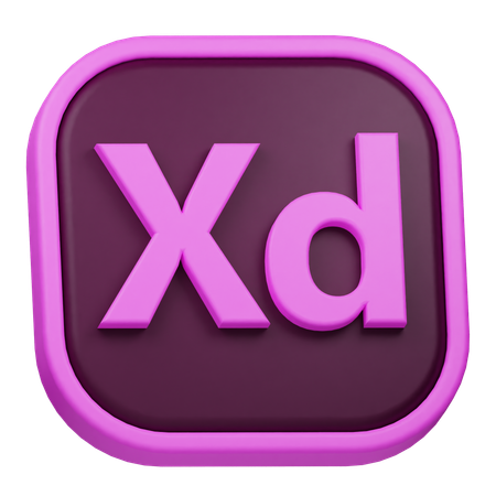 Adobe Xd  3D Icon