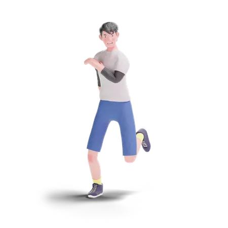 Adolescente bailando  3D Illustration