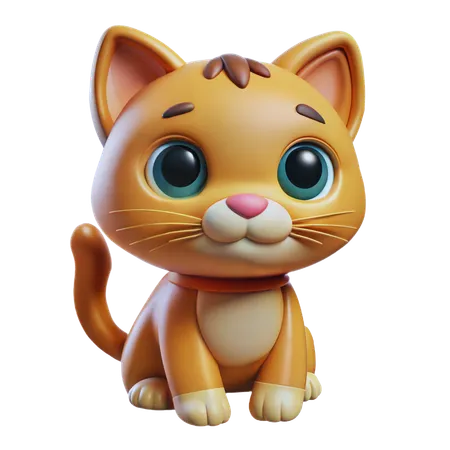 Adorable gatito  3D Icon
