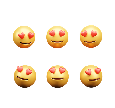 Emoji adorável  3D Icon