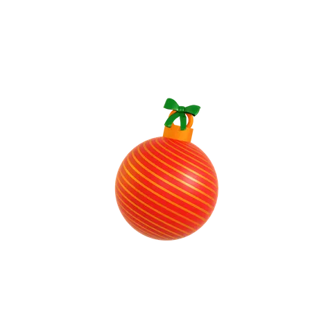 Adorno de bola de navidad  3D Illustration