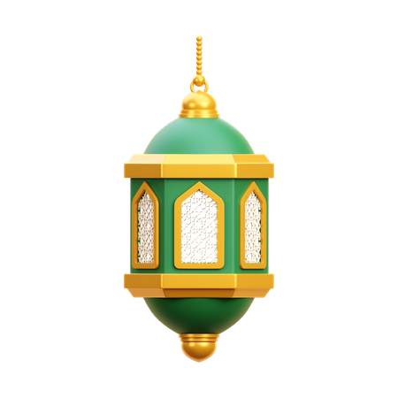 Adorno de linterna islámica  3D Icon
