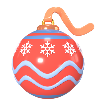 Adornos navideños  3D Icon