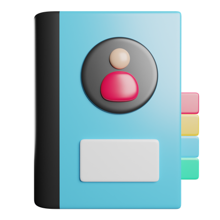 Adressbuch  3D Icon