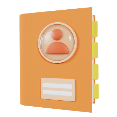 Adressbuch  3D Icon