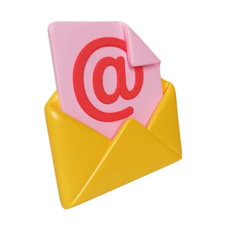 Adresse e-mail  3D Icon