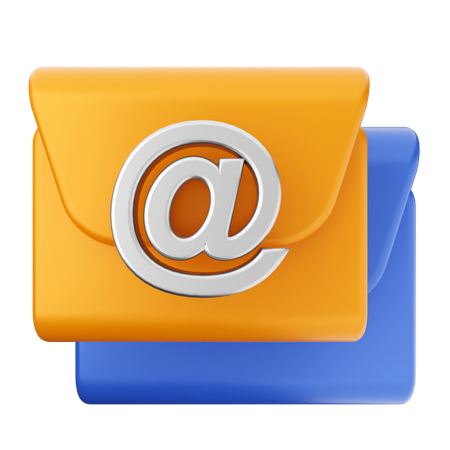 Adresse e-mail message  3D Icon