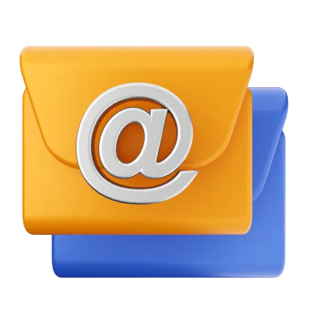 Adresse e-mail message  3D Icon