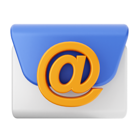 Adresse e-mail message  3D Icon