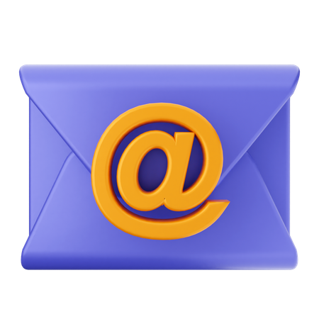 Adresse e-mail message  3D Icon