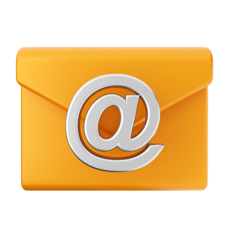 Adresse e-mail message  3D Icon