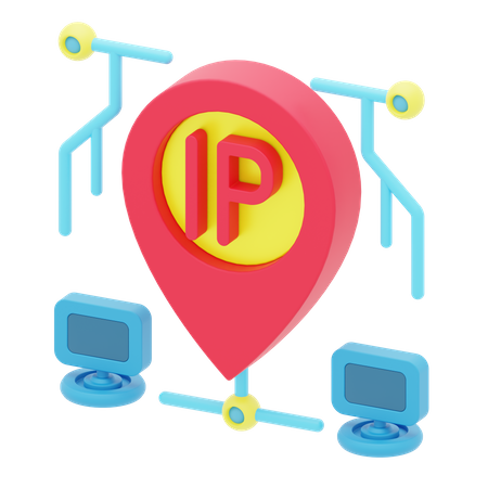 Adresse IP  3D Icon