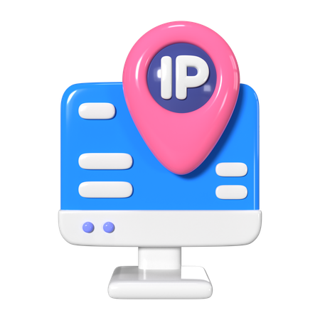 Adresse IP  3D Icon