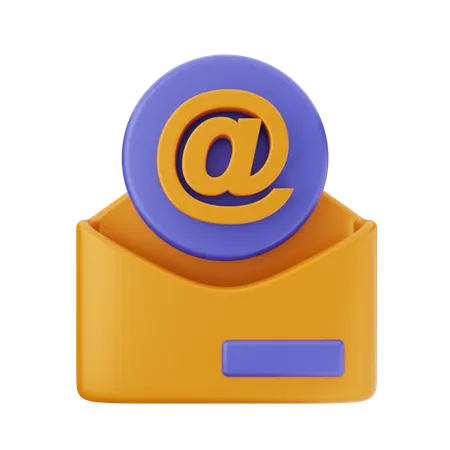 Adresse mail  3D Icon
