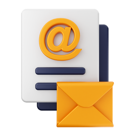 Adresse E-Mail Nachricht  3D Icon