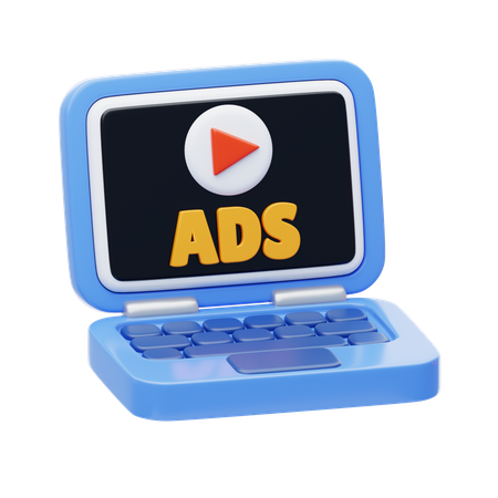 Ads  3D Icon