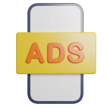 광고  3D Icon