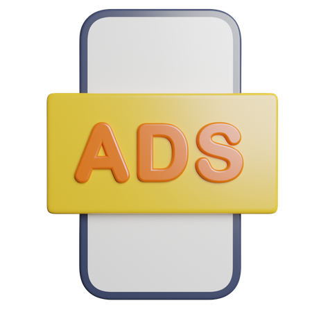 Ads  3D Icon