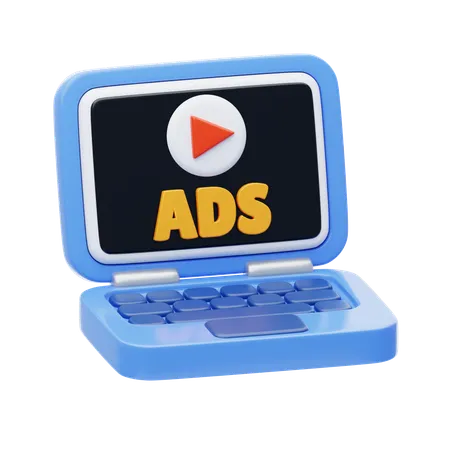 Ads  3D Icon