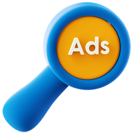 Ads  3D Icon