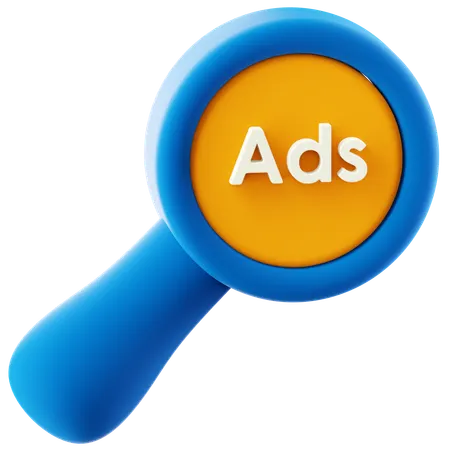 Ads  3D Icon