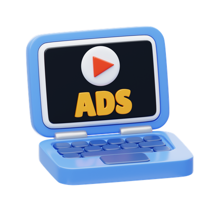 Ads  3D Icon