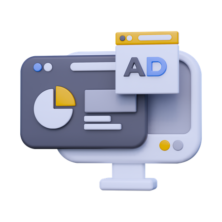 Ads Analyst  3D Icon