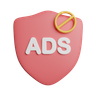 3d adblocker logo