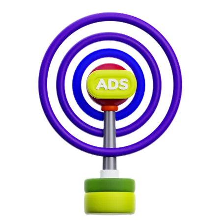 Ads Broadcast  3D Icon