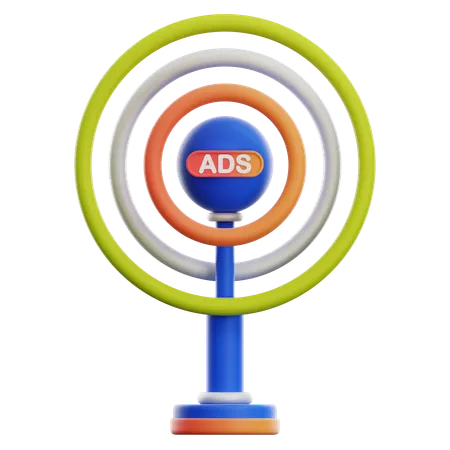 Ads Broadcast  3D Icon