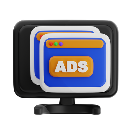 Ads Campaign  3D Icon