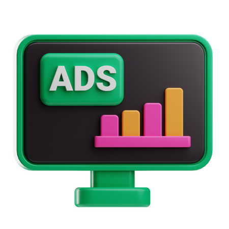 Ads Campaign  3D Icon