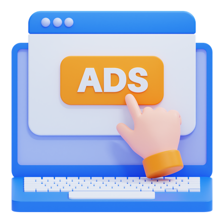 Ads Campaign  3D Icon