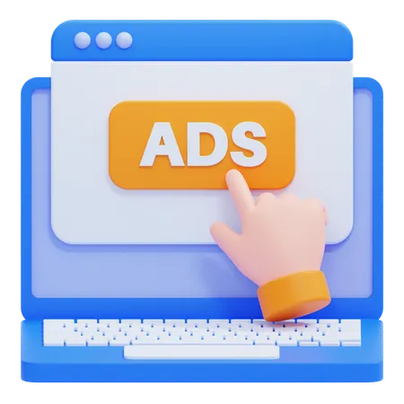 Ads Campaign  3D Icon