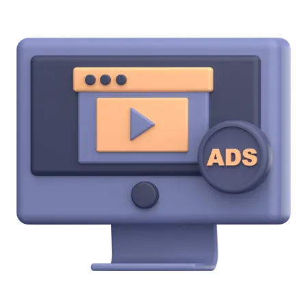 Ads Campign  3D Icon