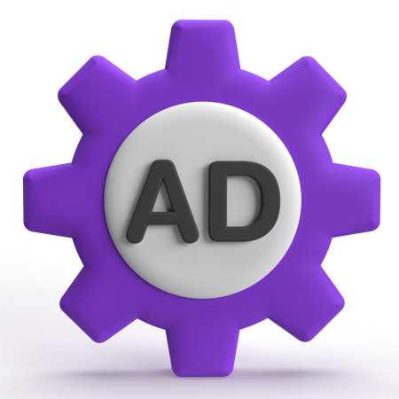Ads Management  3D Icon