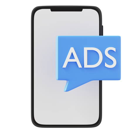 Ads Marketing  3D Icon