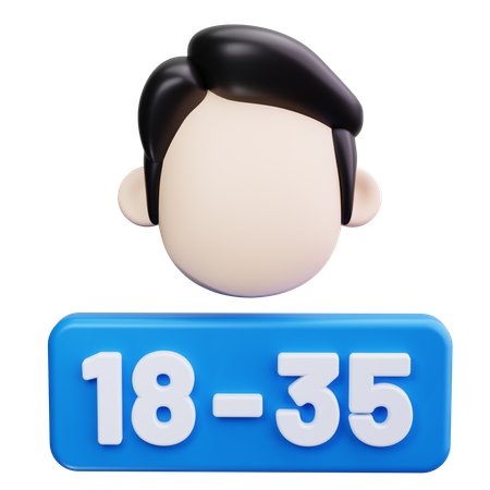 Adult Age  3D Icon